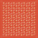 "hope dies last" cotton voile bandana - poppy