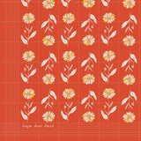 "hope dies last" cotton voile bandana - poppy