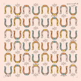 "giddy up" cotton voile bandana - cream