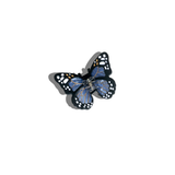 Mini Monarch Claw Hair Clip (Orange)