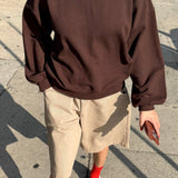 French Terry Core Sweatshirt (Cocoa Bean)