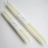 100% Beeswax Dipped Taper Candles | All Natural, Handmade (Eucalyptus / Standard 10" Long)