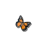 Mini Monarch Claw Hair Clip (Orange)