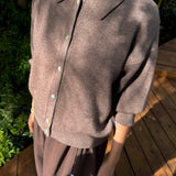 Lou Cashmere Cardigan (Frappe)