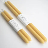 100% Beeswax Dipped Taper Candles | All Natural, Handmade (Natural Gold / Standard 10" Long)