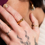 Tapered Bar Ring: Gold / 7