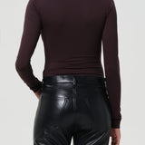 Aura Long Sleeve Bodysuit (Chocolate)