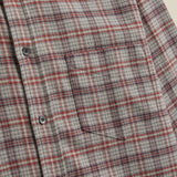 Cedar Flannel (Grey/Bordeaux)