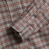 Cedar Flannel (Grey/Bordeaux)