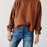 The Boxy Crop Sweatshirt (Cedar)