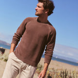 Noah Garment Dye Roll Neck Sweater (Java)