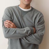 Relaxed Cloud 9 Terry Crewneck (Balsam Green Stripe)