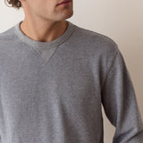 Relaxed Cloud 9 Terry Crewneck (Heather Grey Stripe)
