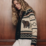The Bear Lodge Cardigan (Black)