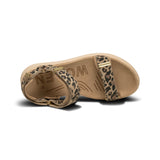 Line Suede Sandal (Leopard)