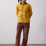 Waxed Barn Coat (Ochre)