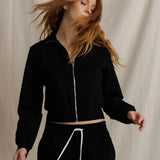 Milana Travel Track Jacket (True Black)