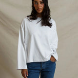 Mariana Drop Shoulder L/S (White)