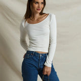 Penelope Micro Modal Cashmere Scoop (Natural)