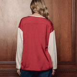 The Collectors Sports Tee (True Red w/ Cream Stitch)