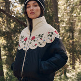 The Wildflower Puffer (Almost Black)