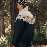 The Wildflower Puffer (Almost Black)