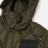 TAION x Universal Works Coyote Military Hard Shell Down Mod Parka (Dark Olive)