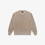 V Twill Knit Crew (Dune)