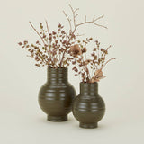 Essential Ceramic Vase (Olive/Large)