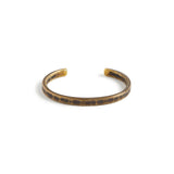 Trench Cuff (Brass / Work Patina / Medium)