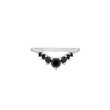 Opera Ring (Black/18K Gold Plated Stainless Steel)
