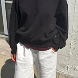 French Terry Core Sweatshirt (Black)