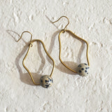 Maude Earring (Dalmatian Jasper)