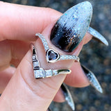 Apex Ring (White/18K Gold Plated Stainless Steel)