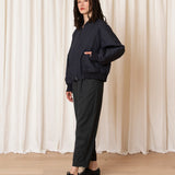 Roll Cuff Pant (Charcoal)