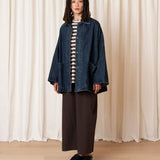 Oversized Shirt Jacket (Denim)
