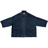 Oversized Shirt Jacket (Denim)