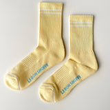 Boyfriend Socks (Pastel Sky)