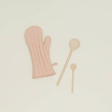 Simple Linen Oven Mitts (Ivory)