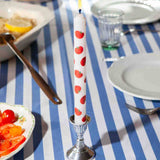 Tomato Set of 2 Taper Candles