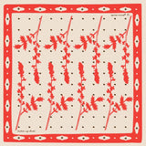 "kickin' up dust" cotton voile bandana - cream