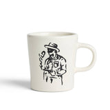 9oz Modern Diner Ceramic Mug (Sam Larson - Smoking Gun)