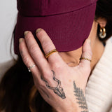 Tapered Bar Ring: Gold / 7