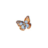 Mini Boho Monarch Claw Hair Clip (Baby Blue)