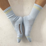 Boyfriend Socks (Pastel Sky)