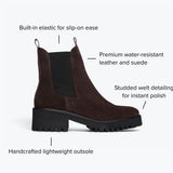Brooke Rain Resistant Boot (Espresso Suede)