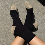 Her Glow Socks (Black/Gold)