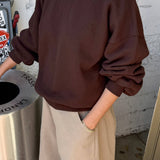 French Terry Core Sweatshirt (Cocoa Bean)