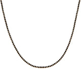 Axis Necklace (Black 14in / 18K Gold Plated Stainless Steel)