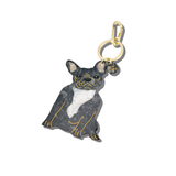 Frenchie Dog Breed Bag Charm + Keychain
